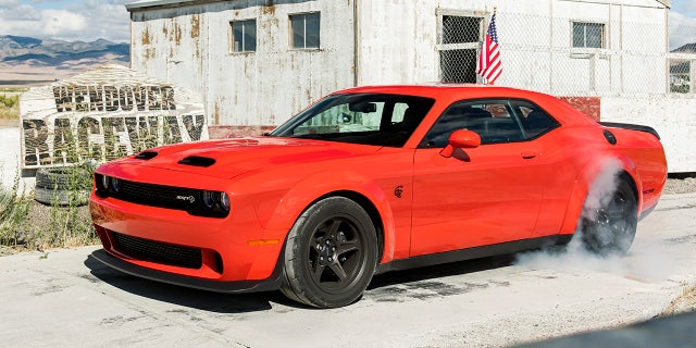 The top of the line 2021 Dodge Challenger SRT Super Stock: has an 807 hp supercharged V8.