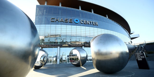 An exterior view of the Chase Center, where the NBA Golden State Warriors play in March 2020 in San Francisco, California. Recently, a Phish fan died after falling at the Chase Center.