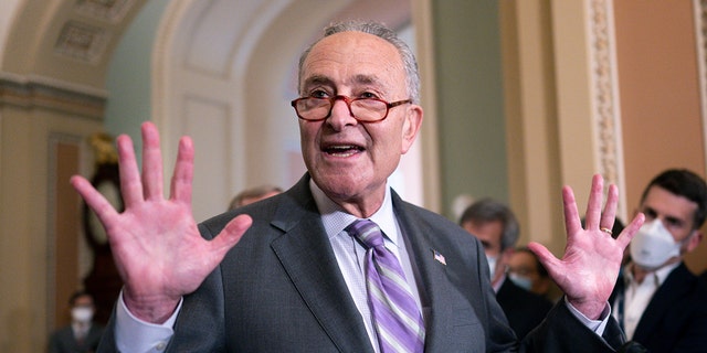 Senate Majority Leader Chuck Schumer, DN.Y., said the bill was to reduce inflation "one of the defining legislative achievements of the 21st century."