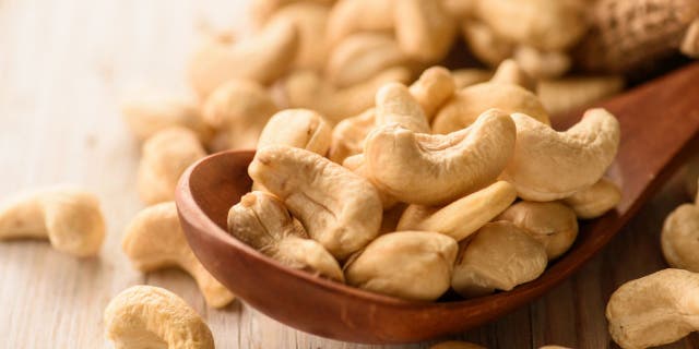 Cashews grow from tropical evergreen trees and are filled with fiber, plant proteins, heart-healthy fats and minerals.