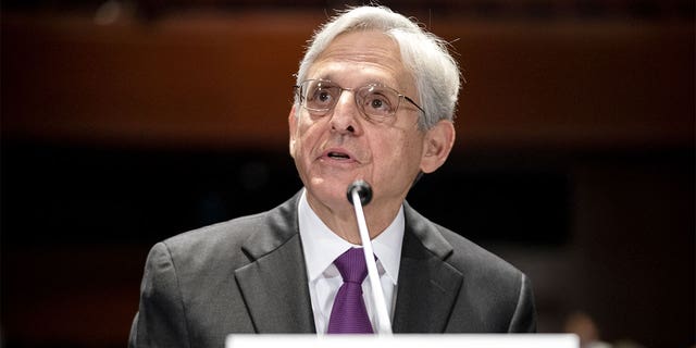 Merrick Garland, U.S. attorney general, speaks during a House Judiciary Committee hearing in Washington, D.C., on Oct. 21, 2021. 