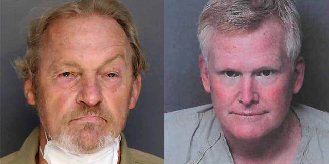 Curtis Eddie Smith (left) is accused of shooting Alex Murdaugh (right) in an alleged botched suicide plot. Attorneys for the estate of Gloria Satterfield said Murdaugh paid Smith a portion of funds from Satterfield's estate.
