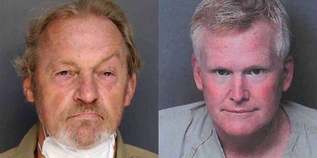 Curtis Eddie Smith (left) is accused of shooting Alex Murdaugh (right) in an alleged botched suicide plot.