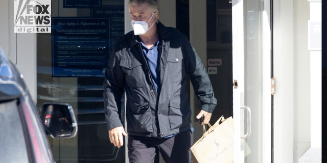 Alec Baldwin was spotted shopping in a New England town where he surfaced following the shooting that took place on the set of the movie "Rust."