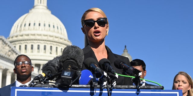 Paris Hilton joined congressional lawmakers in 2021 to help bring change to congregate care facilities.