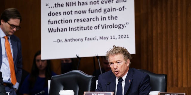 Sen. Rand Paul questioning Fauci this past July.