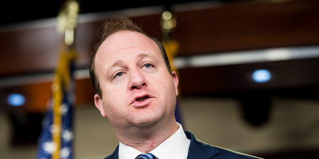 UNITED STATES - JANUARY 13: Rep. Jared Polis, D-Colo., speaks during a House Democrats' news conference in the Capitol on Tuesday, Jan. 13, 2015, to discuss plans to educate immigrant communities for the implementation of the executive actions on immigration announced by President Obama in November. (Photo By Bill Clark/CQ Roll Call)