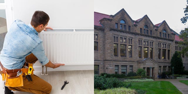 A student at Oberlin College in Ohio described being "scared" and "angry" after the school announced a work crew would be installing radiators in a "safe space" dormitory for women and trans students