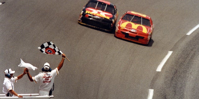 Jimmy Spencer beat Ernie Irvan by just .008 of a second to win the 1994 Pepsi 400 at Daytona.