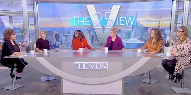 Sen. Elizabeth Warren, D-Mass., joined "The View" to discuss Big Tech and other issues.