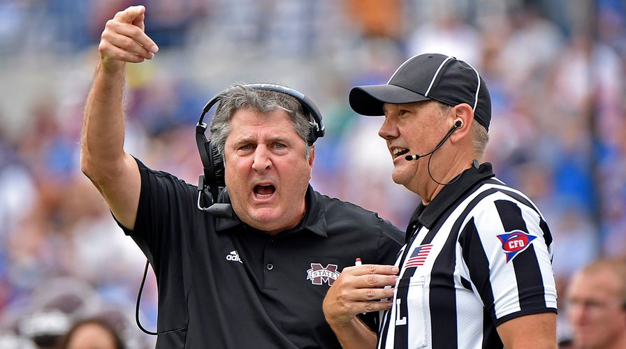 Mississippi State football coach Mike 