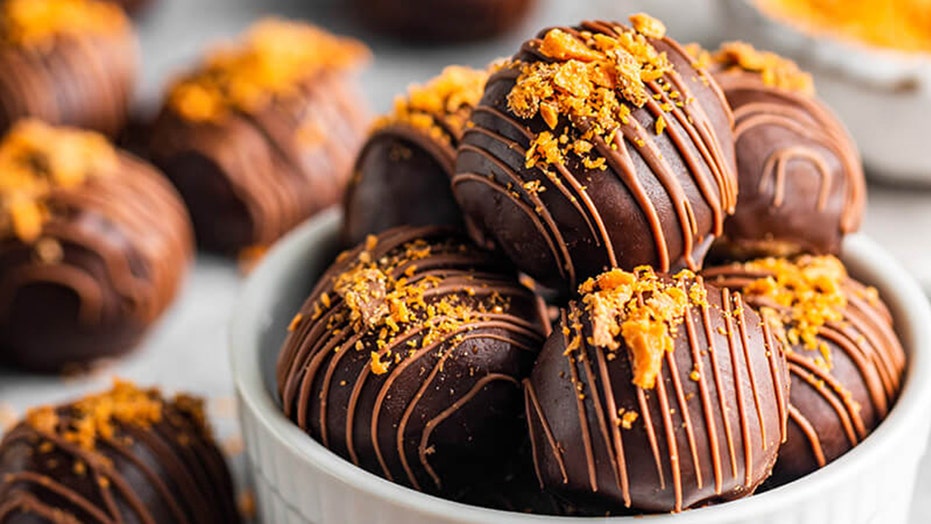 Butterfinger cookie dough bites to transform Halloween candy into a baked treat