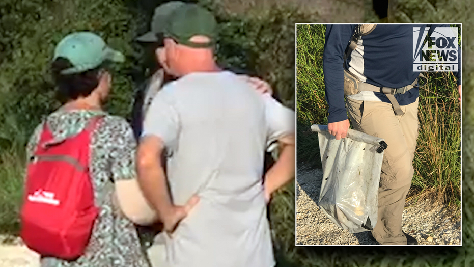 WORLDWIDE EXCLUSIVE: Brian Laundrie's parents inside Myakkahatchee Creek Environmental Park in Florida