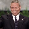 Retired General Colin Powell speaks at the Republican National Convention in Philadelphia on July 31, 2000. Earlier in the day Texas Gov. George W. Bush was formally nominated for president of the United States. PM/RCS