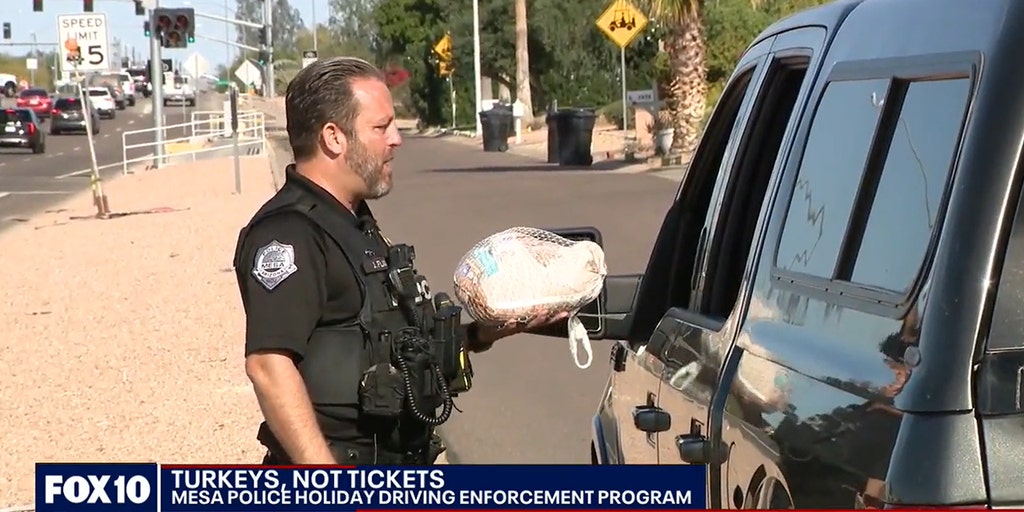 Police pull over drivers to give turkeys, not tickets, for Thanksgiving - Vimarsana News