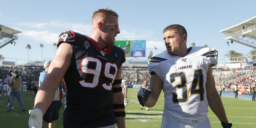 T.J. Watt says it's too early for comparisons with older brother J.J. Watt's  'unstoppable' prime