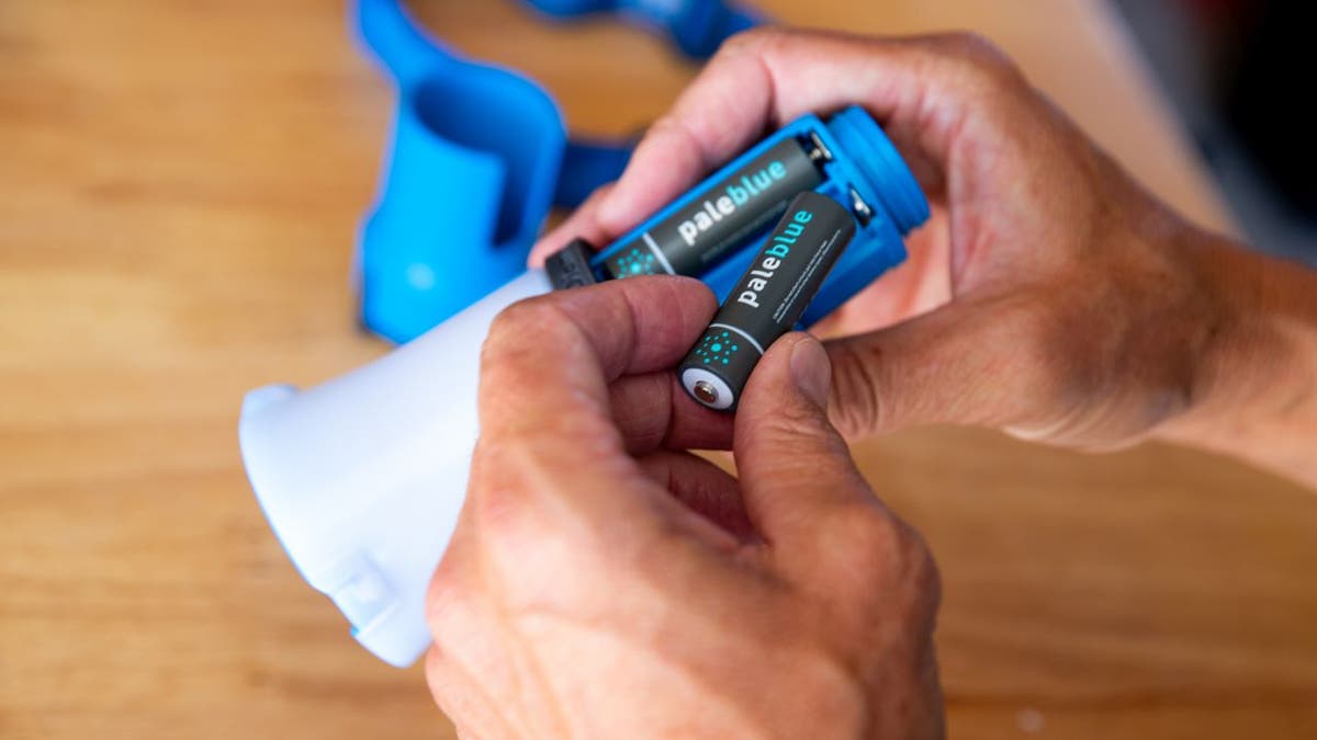 Pale Blue Rechargeable Smart Batteries Sustainability Bundle