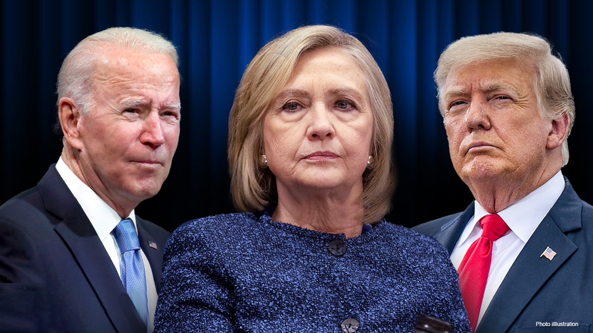 President Joe Biden, former Secretary of State Hillary Clinton and former President Donald Trump