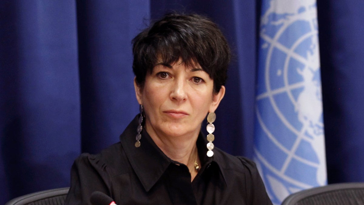 FILE — Ghislaine Maxwell, founder of the TerraMar Project, attends a press conference on the Issue of Oceans in Sustainable Development Goals, at United Nations headquarters, June 25, 2013. Maxwell spent the first half of her life with her father, a rags-to-riches billionaire who looted his companies' pension funds before dying a mysterious death. She spent the second with another tycoon, Jeffrey Epstein, who died while charged with sexually abusing teenage girls. Now, after a life of both scandal and luxury, Maxwell's next act will be decided by a U.S. trial.(United Nations Photo/Rick Bajornas via AP, File)