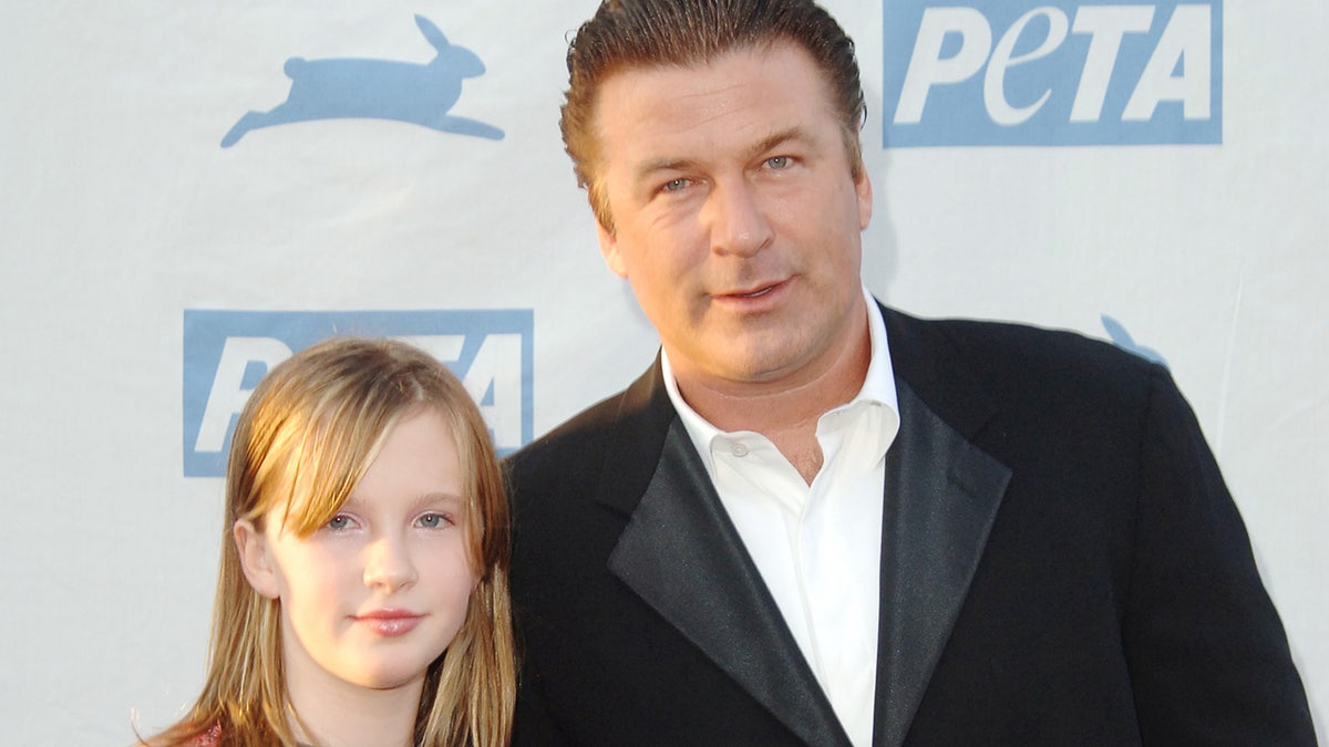 Alec and Ireland Baldwin in 2007