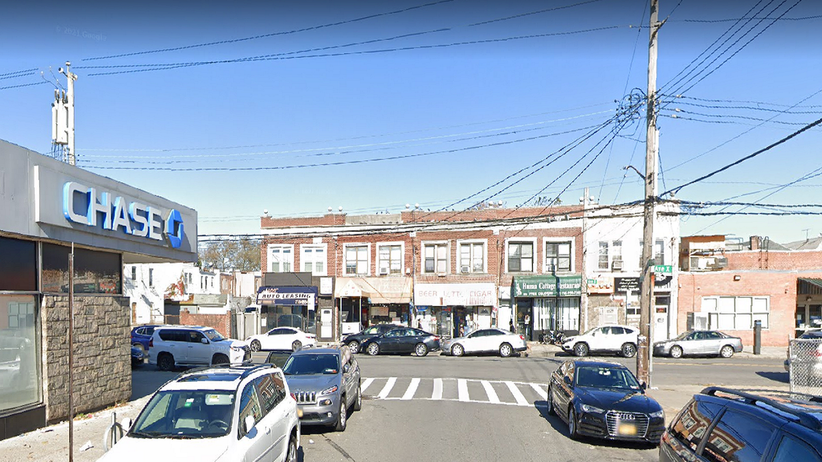 The crash happened along Avenue X in Brooklyn, according to the report.