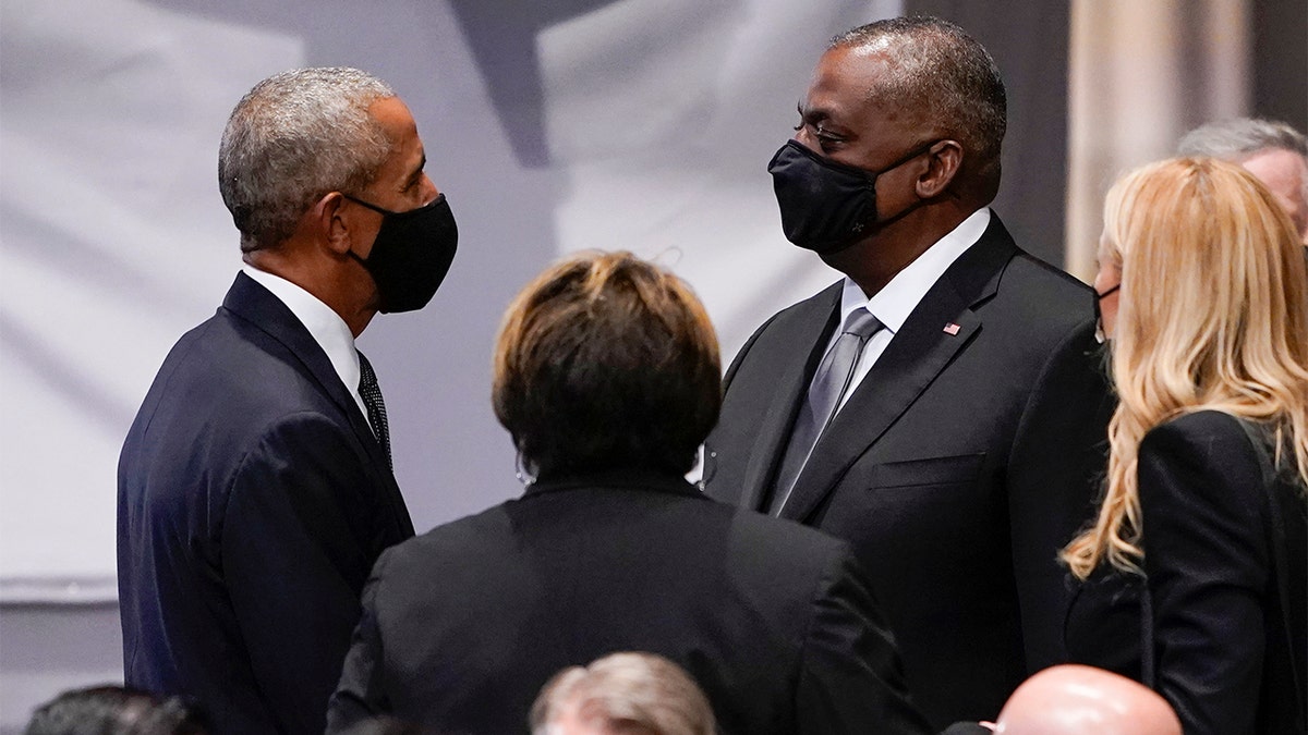 Lloyd Austin and Barack Obama