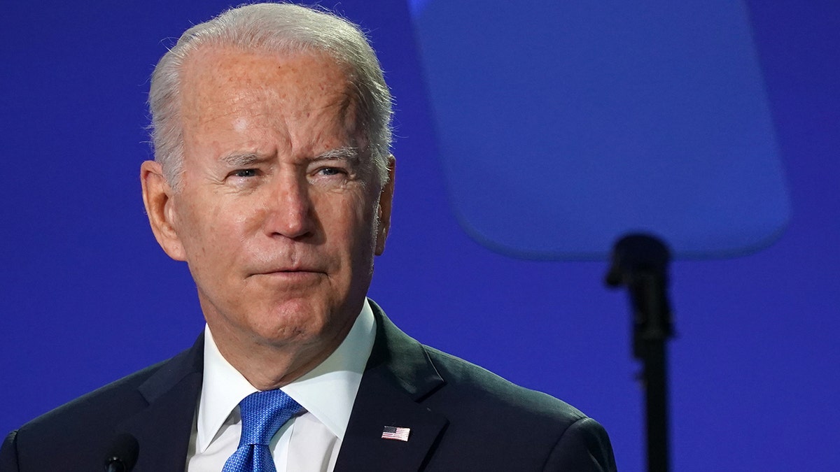 President Joe Biden speaks on day three of COP26 on Nov. 2 in Glasgow, Scotland. The Supreme Court is expected to hear a case on gun rights while Biden has previously issued executive orders to address the gun violence.