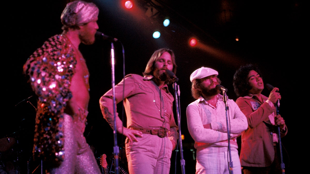 Billy Hinsche joins the Beach Boys on stage.