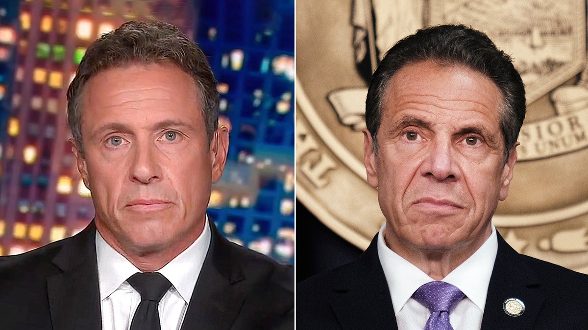 Brothers Chris and Andrew Cuomo 