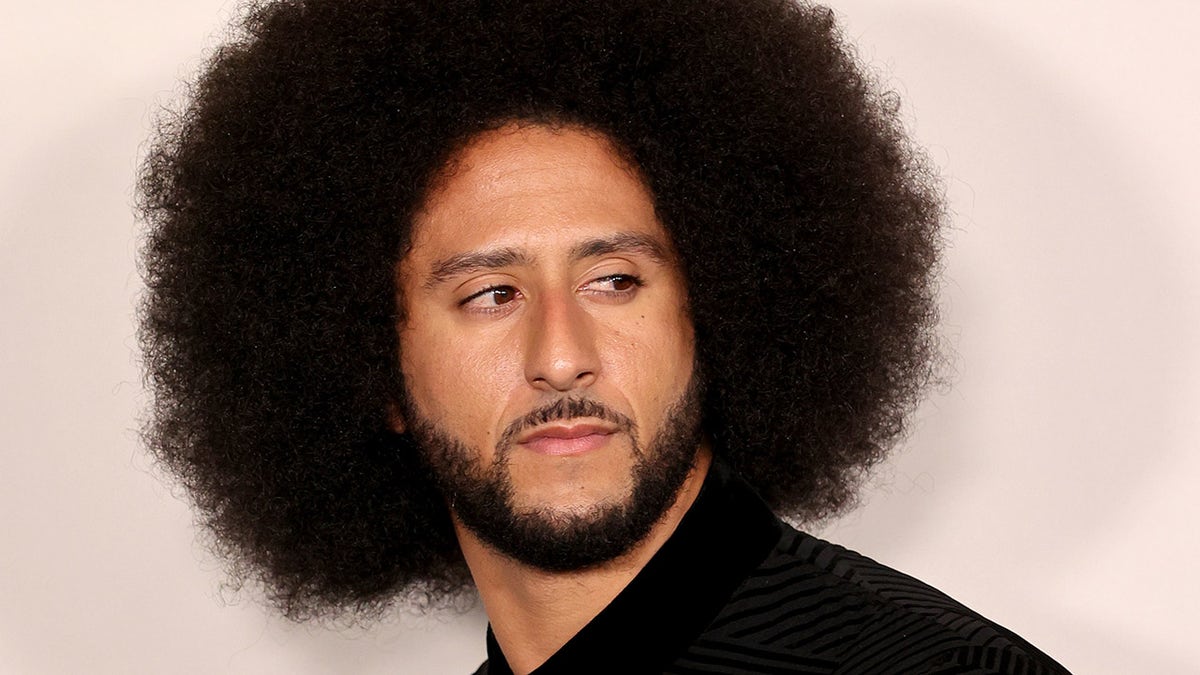 LOS ANGELES, CALIFORNIA - OCTOBER 28: Colin Kaepernick arrives at the Los Angeles premiere of Netflix's "Colin In Black And White" at Academy Museum of Motion Pictures on October 28, 2021 in Los Angeles, California.