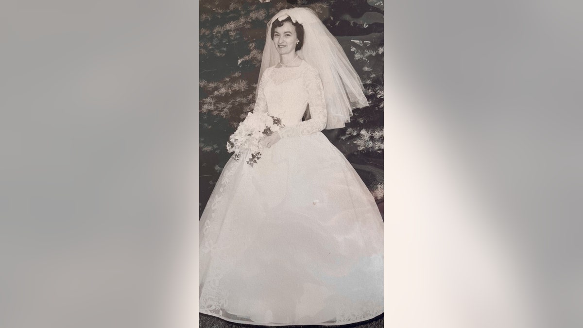 Bride Wears Grandmother's Wedding Dress from 1961