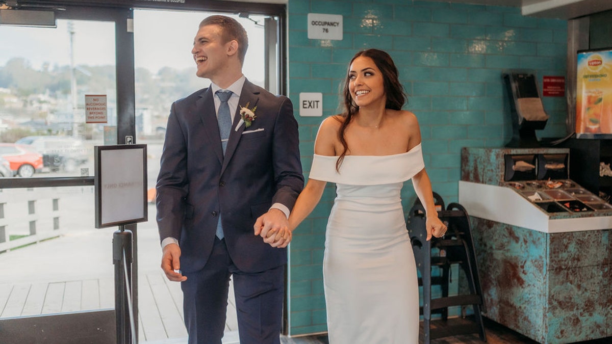 Garcia and Howser told Fox News they chose to have their reception at Taco Bell because they love the chain and they wanted a "low-stress, inexpensive" wedding.
