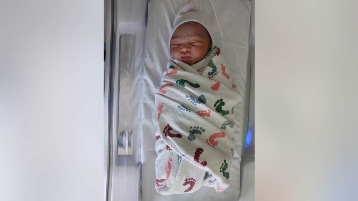 Susie Troxler, 50, gave birth to her first child, Lily, on Sept. 29 at Cone Memorial Hospital in Greensboro, North Carolina. (Credit: Susie Troxler)