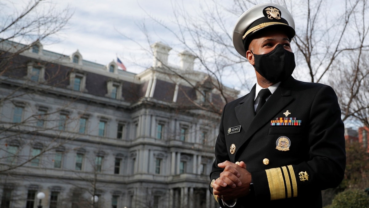 Jerome Adams masked