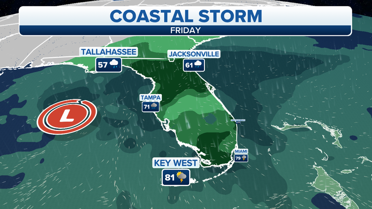 Florida coastal storm
