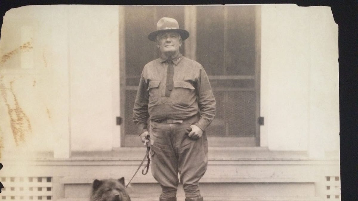 Foreman with his Dog. Courtesy Susan McCreery