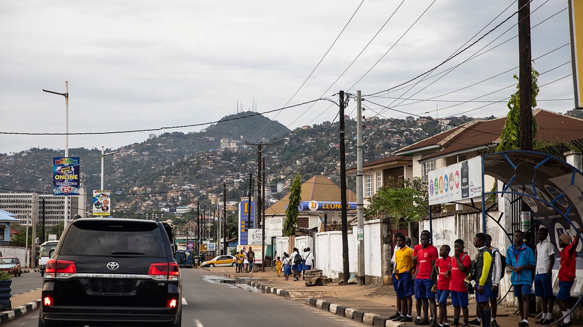 A street view Freetown, Sierra Leone, in West Africa, on June 16, 2021.