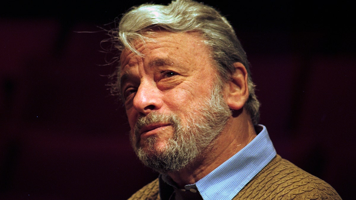 View of American composer and lyricist Stephen Sondheim onstage during an event at the Fairchild Theater, East Lansing, Michigan, February 12, 1997. 