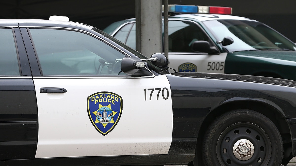 Oakland Police Department vehicles (Photo by Justin Sullivan/Getty Images)