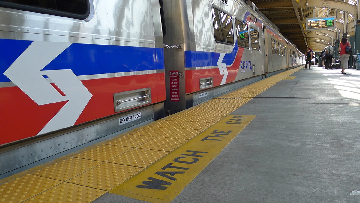 SEPTA train platform