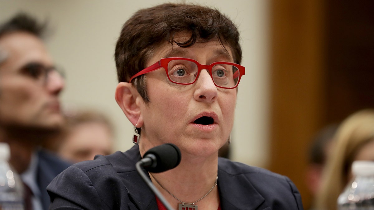 Gigi Sohn testifies before the House Judiciary Committee's Antitrust, Commercial and Administrative Law Subcommittee in the Rayburn House Office Building on Capitol Hill March 12, 2019, in Washington, D.C.