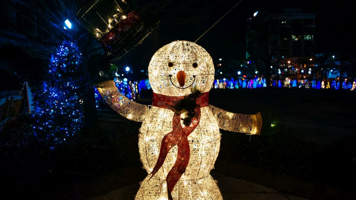 Tinsel Trail at Big Spring International Park in Huntsville, Alabama