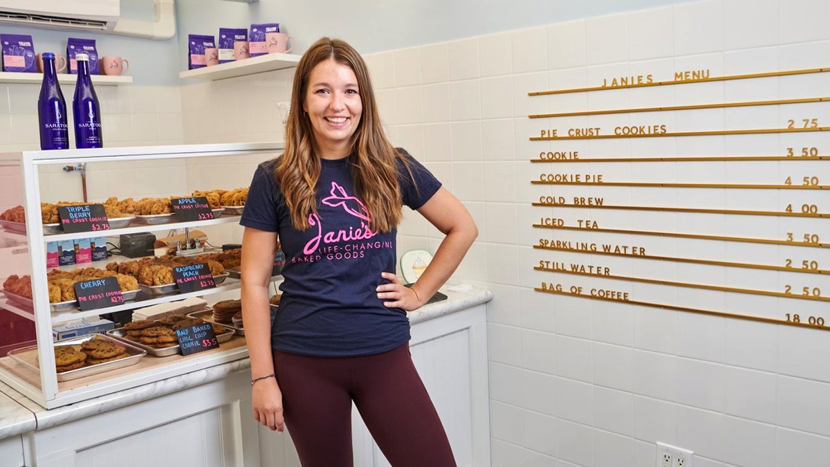 Janie Deegan, owner of Janie's Life-Changing Baked Goods in Manhattan, New York. 