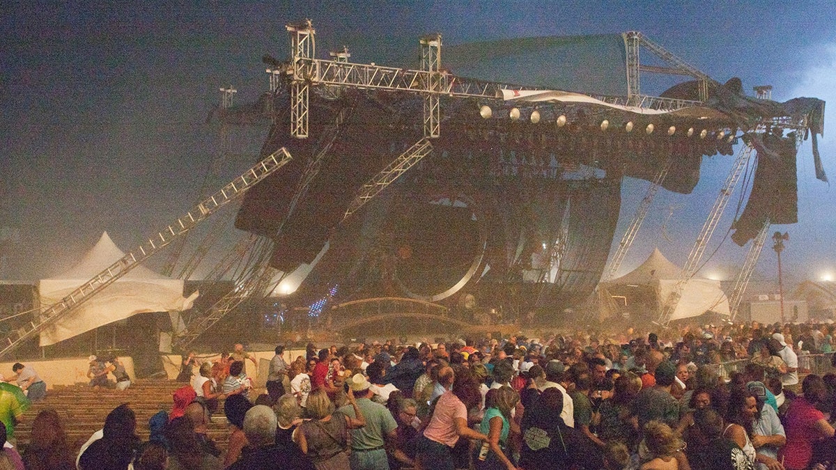 Fans were waiting for Sugarland to take the stage when the temporary roof structure collapsed into the crowd.