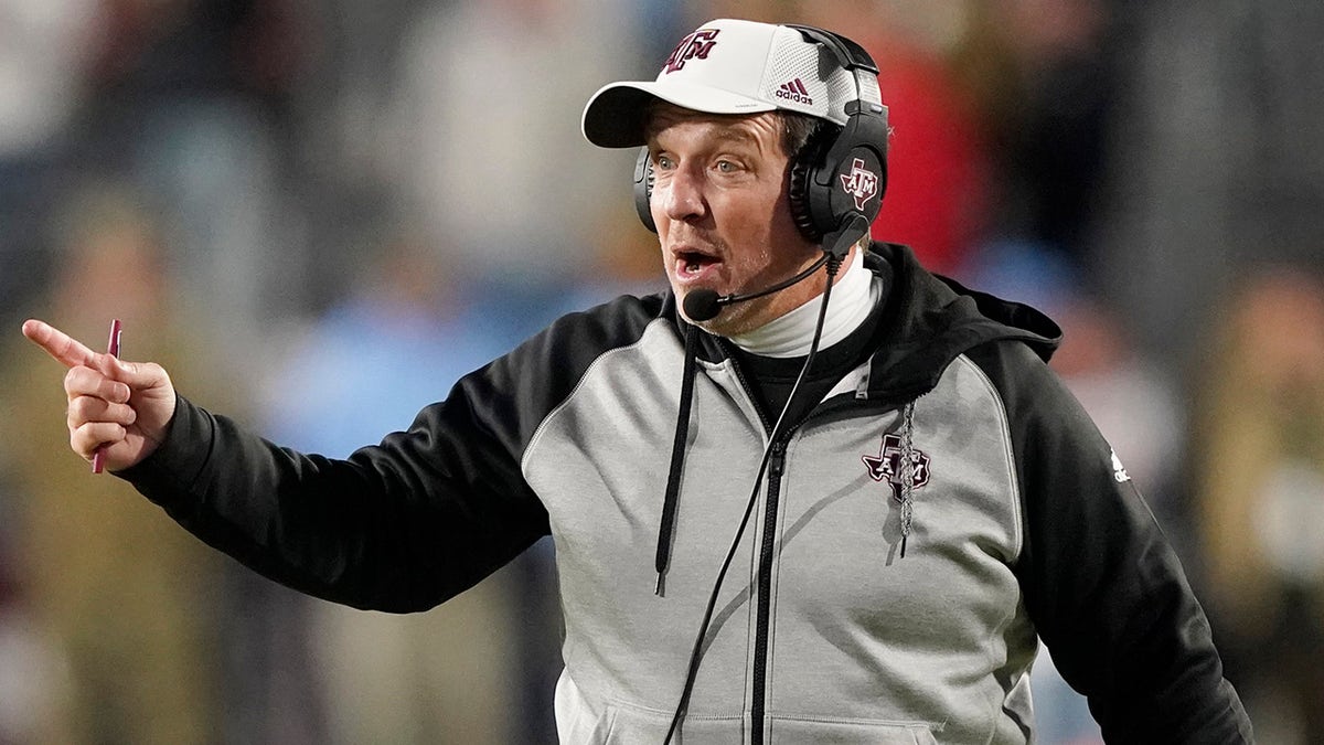 Texas A&M's Jimbo Fisher in November 2021