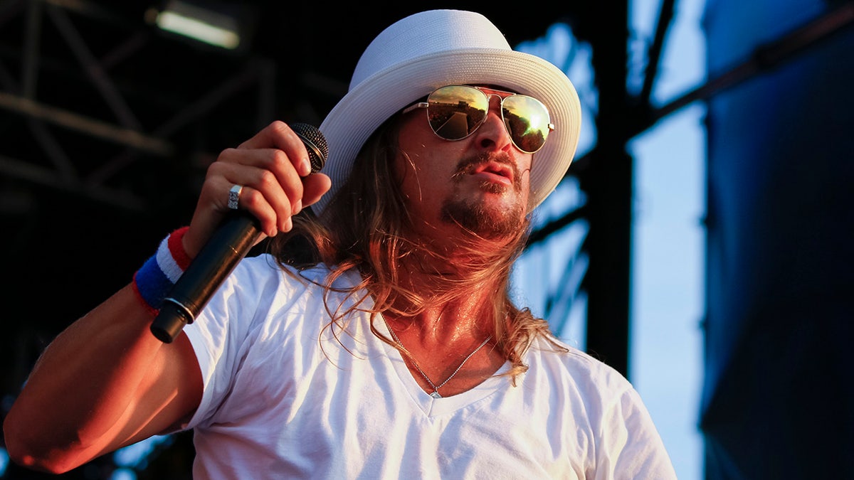 Kid Rock performing on stage