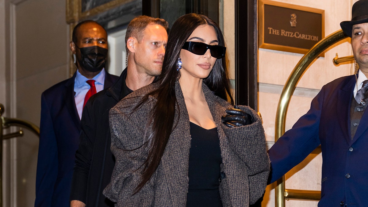 Kim Kardashian was spotted in New York on Tuesday.