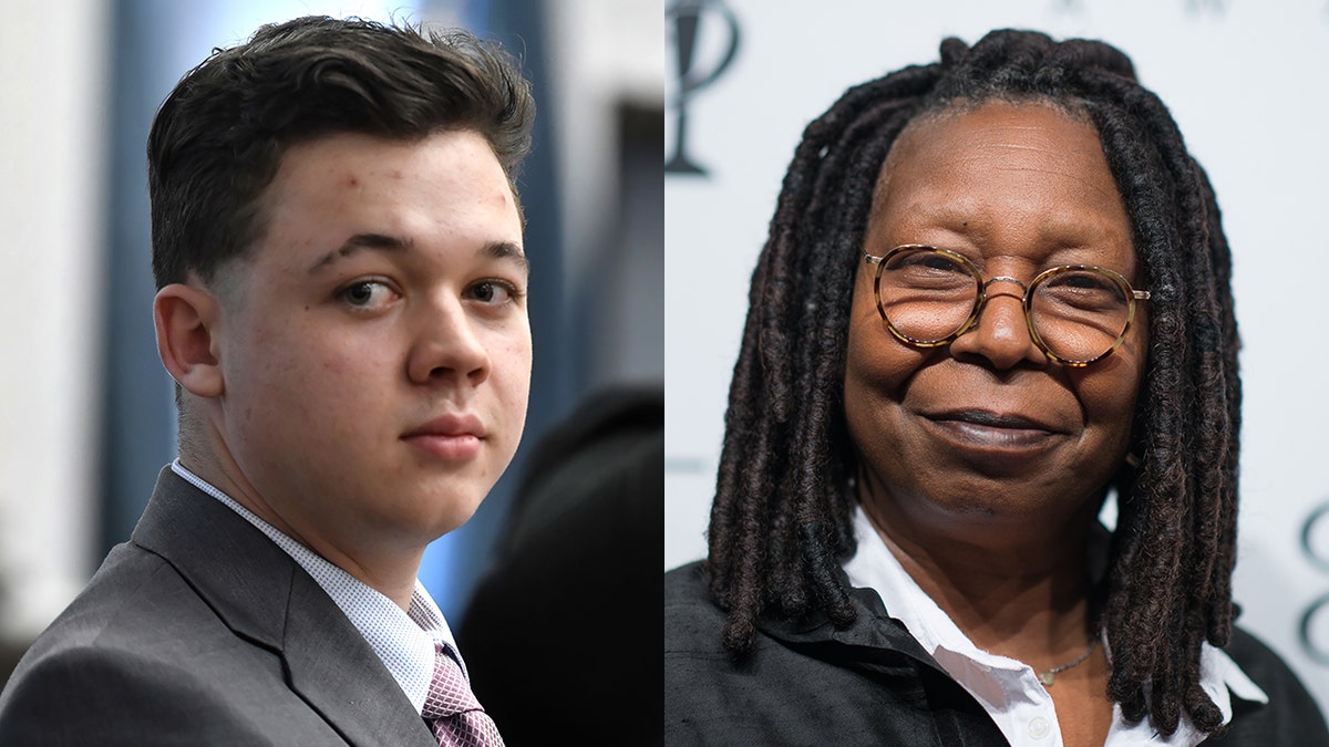 Kyle Rittenhouse and Whoopi Goldberg