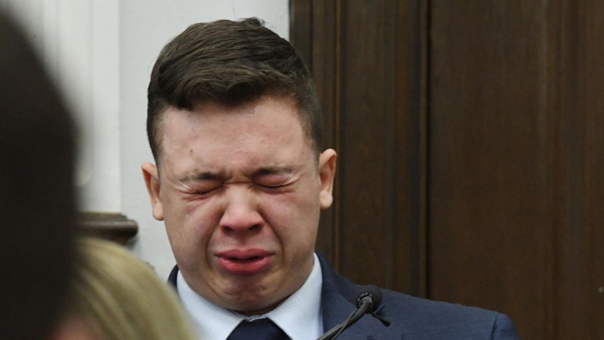 Kyle Rittenhouse cries at trial in Kenosha Wisconsin