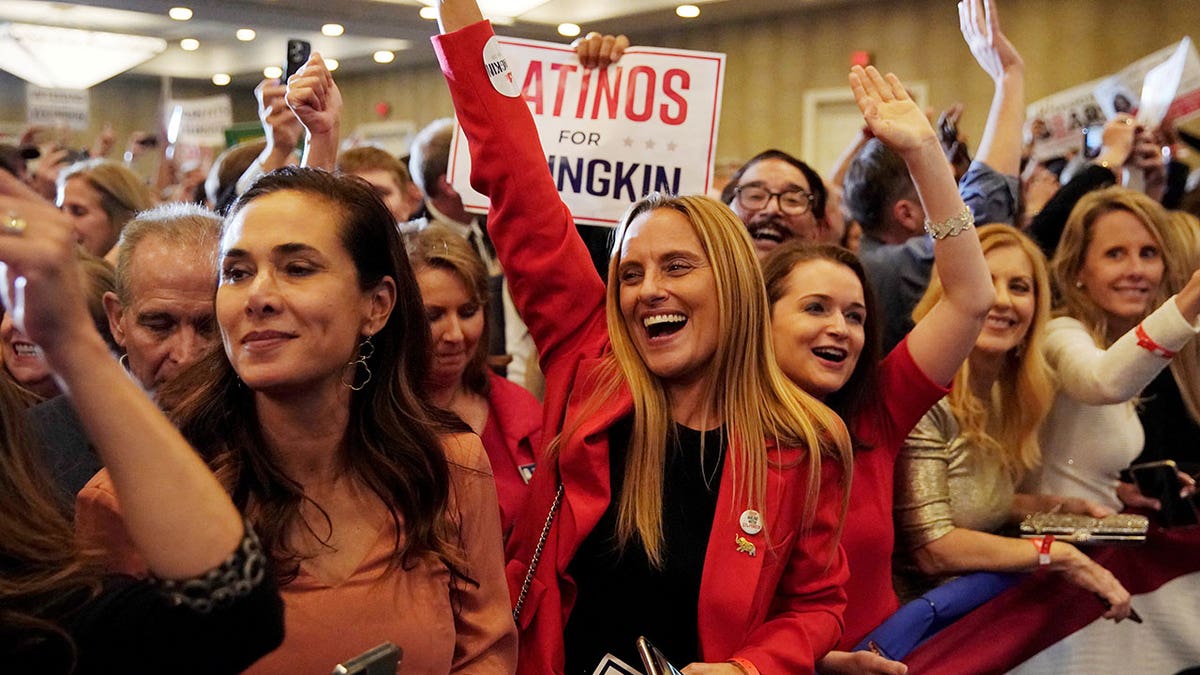 Hispanic supporters of Glenn Youngkin in Virginia